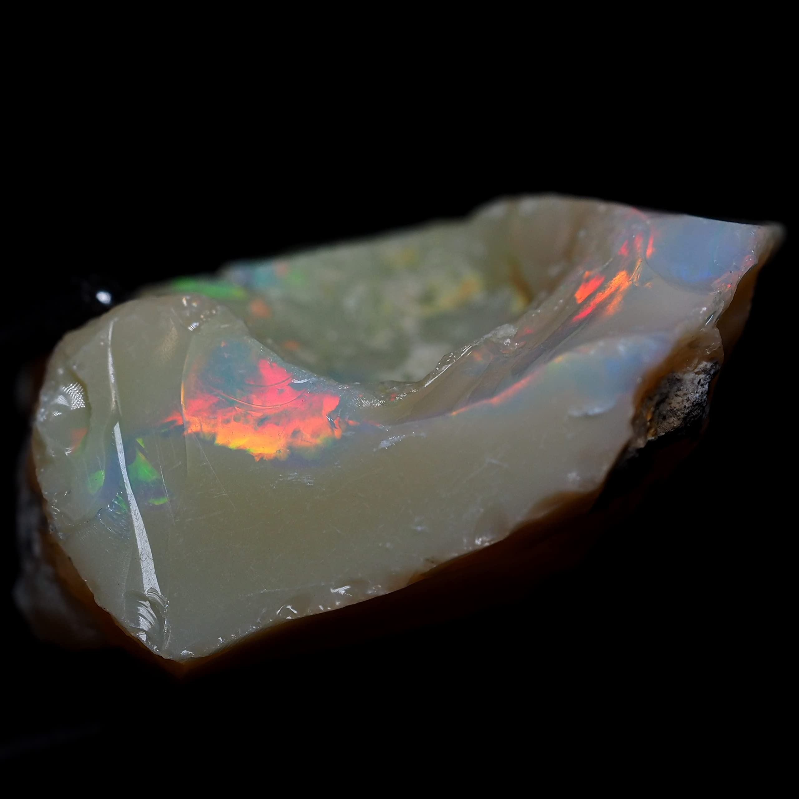 Amazon | [N2 stone Natural] 天然鉱物 プレシャス オパール (蛋白石